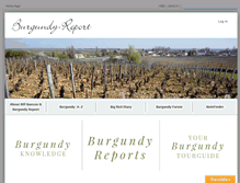 Tablet Screenshot of burgundy-report.com
